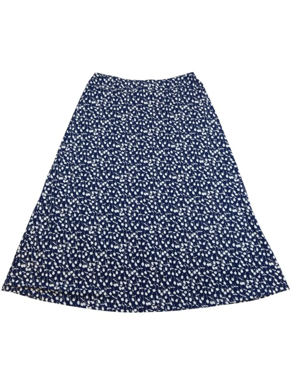 TALBOTS Floral A Line Jersey Maxi Skirt XL New Preppy Classic Nautical Modest